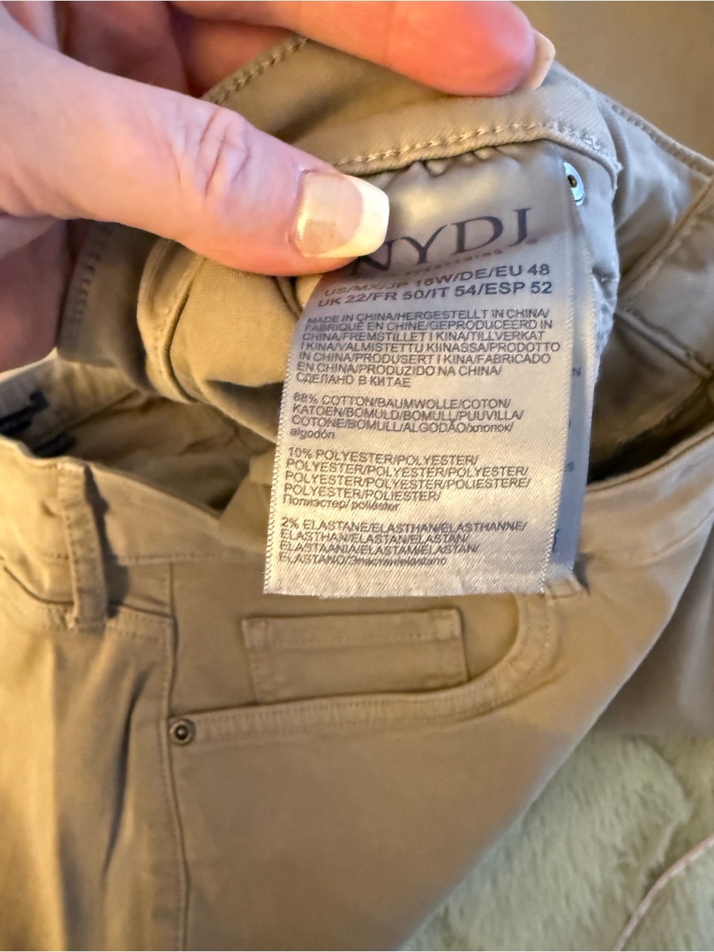 NWT NYDJ Marilyn Straight 18W - Picture 7 of 8